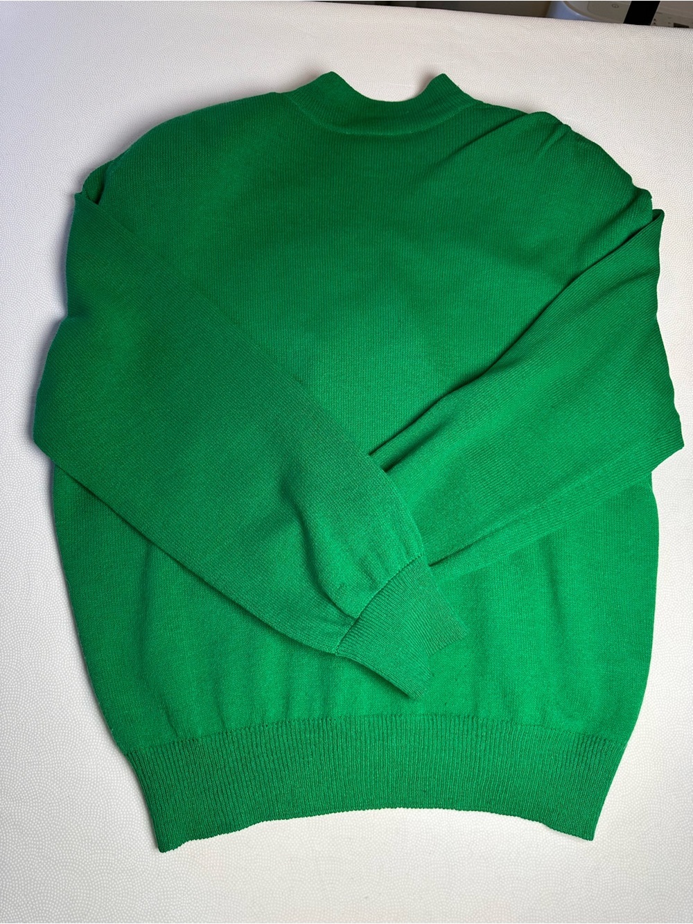 Vintage 80’s St John Fish Sweater Womens Size 3 Green Tropical Knit USA - Picture 10 of 11